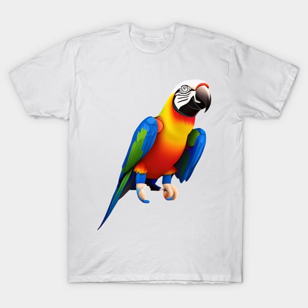 Beautiful colorful parrot T-Shirt by mdr design